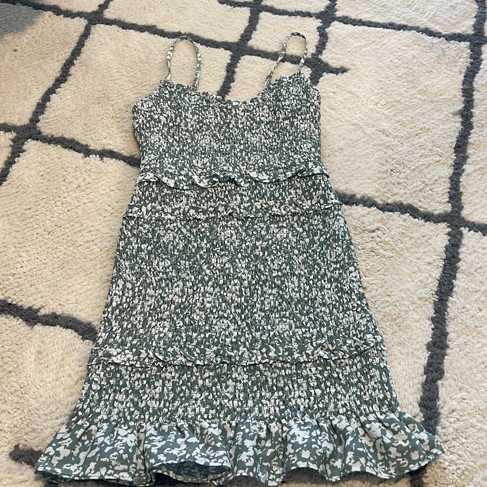 Cinched Floral Dress